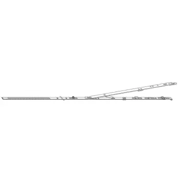 Forbice ad incasso 520907 Maico per finestra LBB 801-1050, 1 nottolino, finitura Argento Consegna Rapida