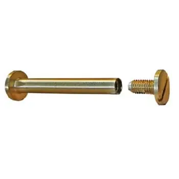 Ultime Pezzi Distanziale circolare Maco per mobile, lunghezza 45 mm, finitura Ottone Lucido