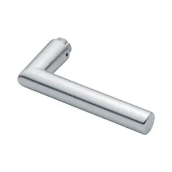 Affare Maniglia Amsterdam Hoppe per porta interna, parte femmina, versione quadro rapido, Alluminio finitura Argento F1